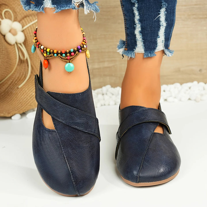 Leanne | Chic Retro-Inspired Orthopedic Comfort Flats