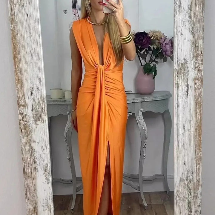 Robe Midi Élégante Elenparis
