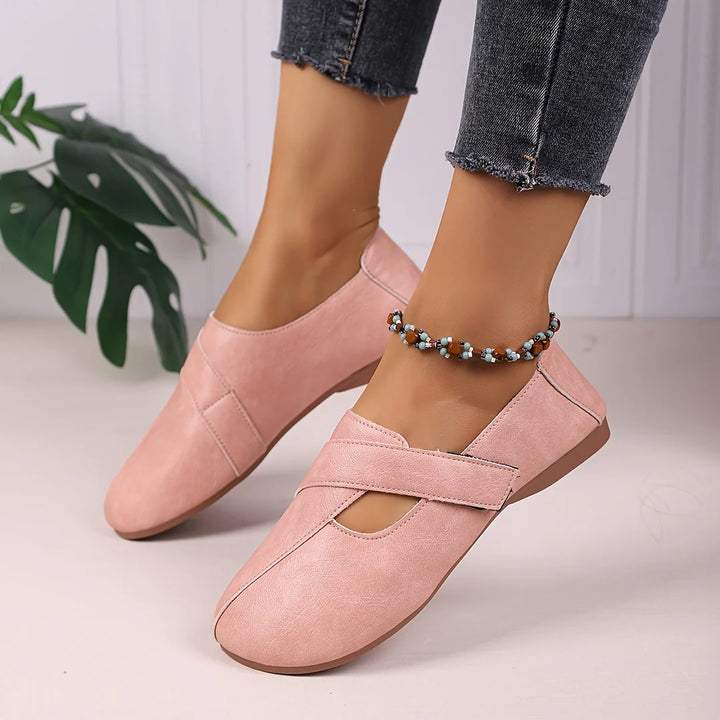 Leanne | Chic Retro-Inspired Orthopedic Comfort Flats