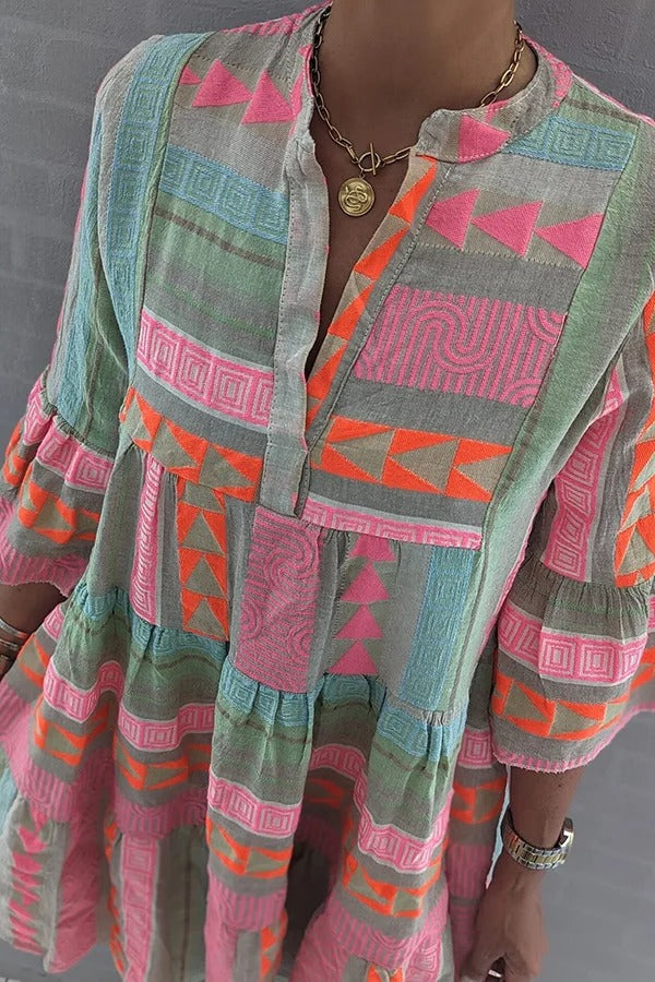 Robe Bohème Étagée