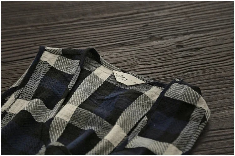 Robe à carreaux pour célibataires