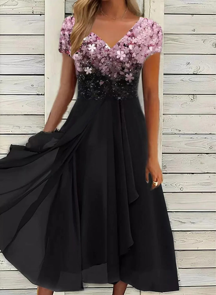 Robe Patchwork en Mousseline