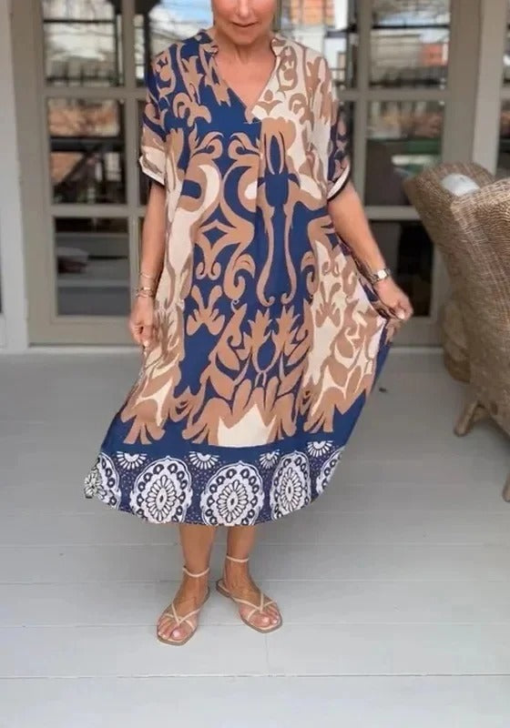 Robe Midi d’Été Élégante