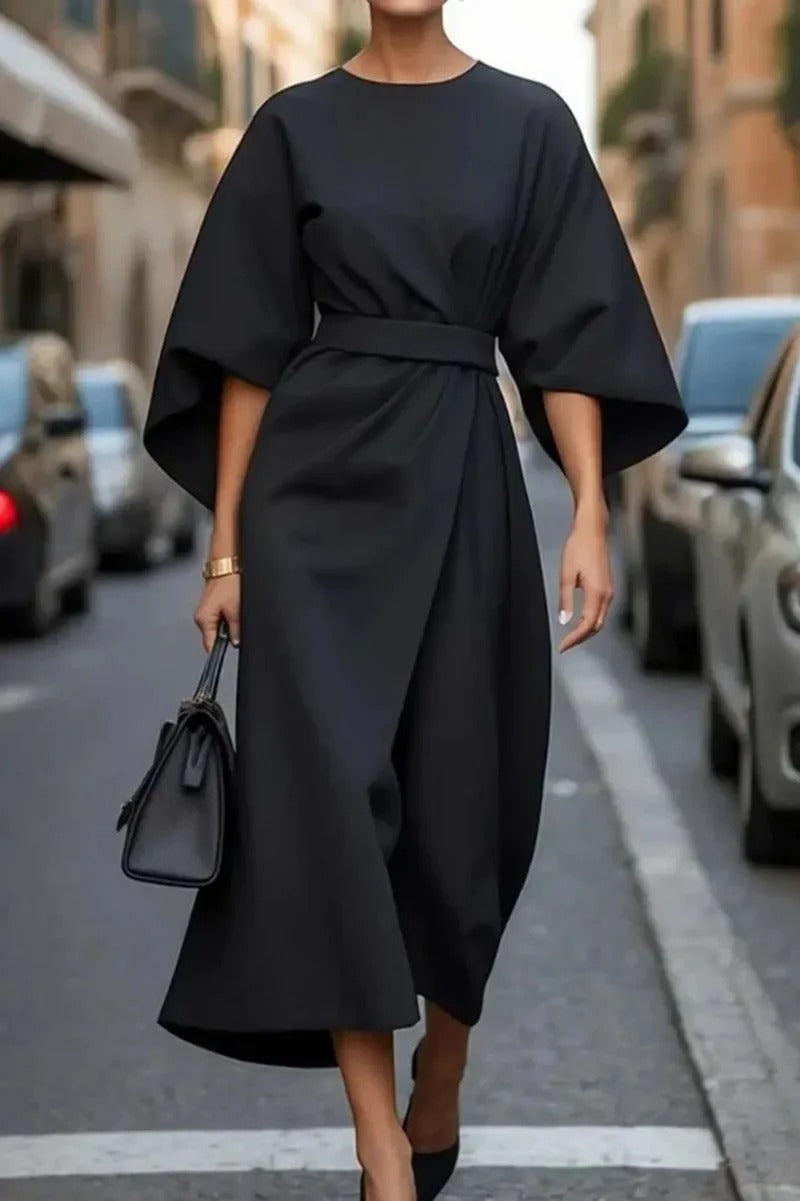 Robe Longue Élégante à Taille Empire