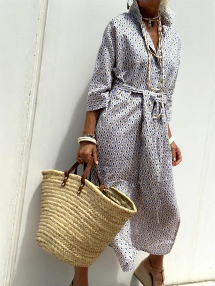 NIYARA | Robe rayée de saison