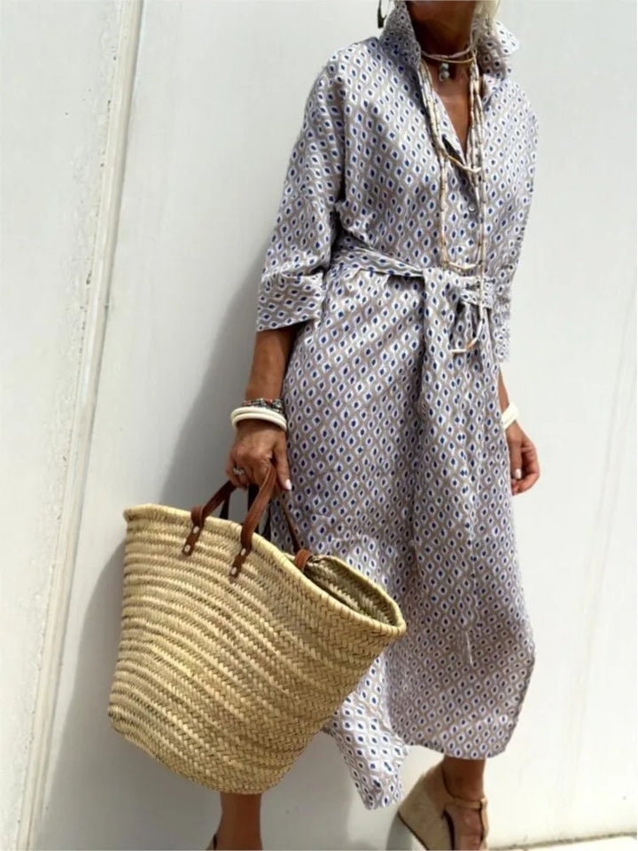 NIYARA | Robe rayée de saison