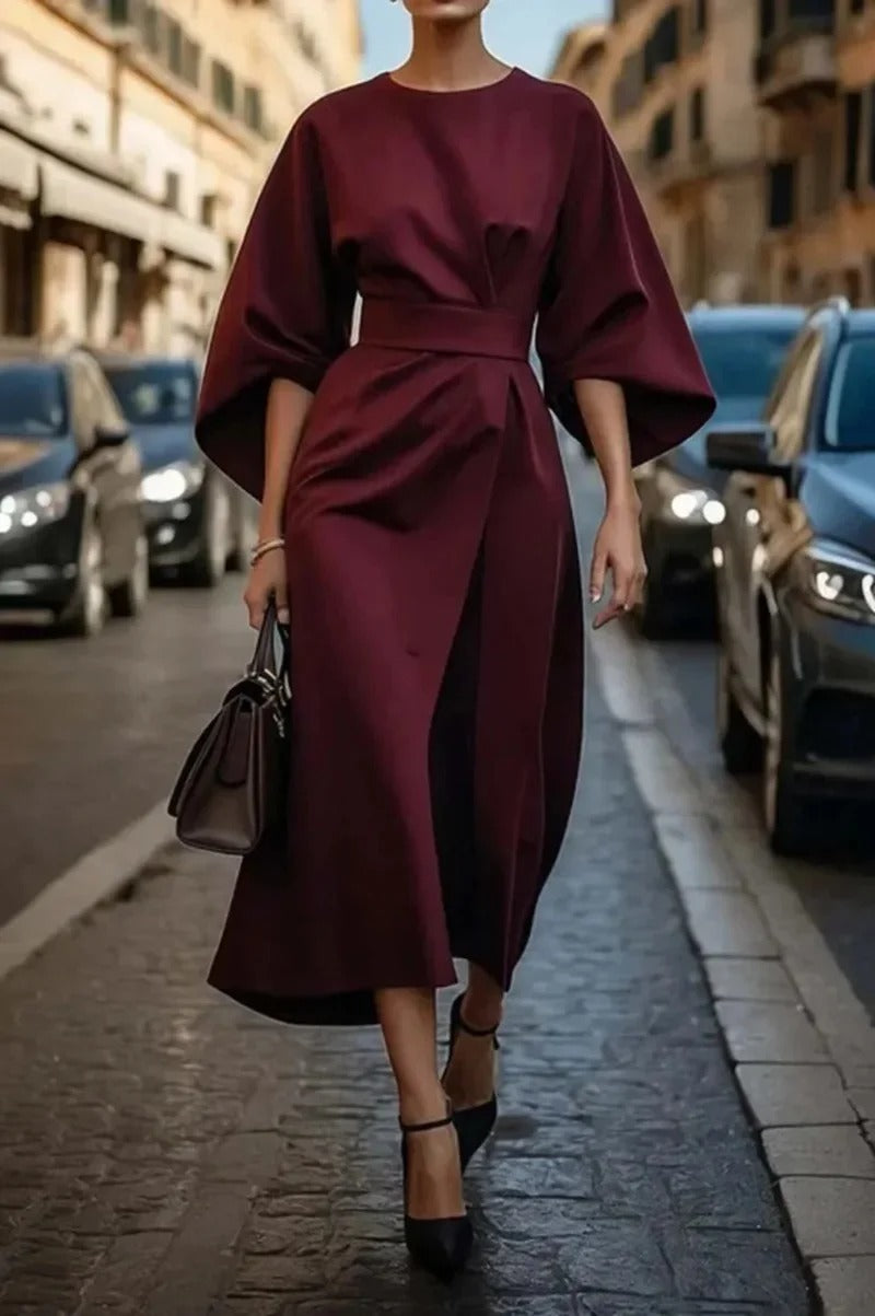 Robe Longue Élégante à Taille Empire